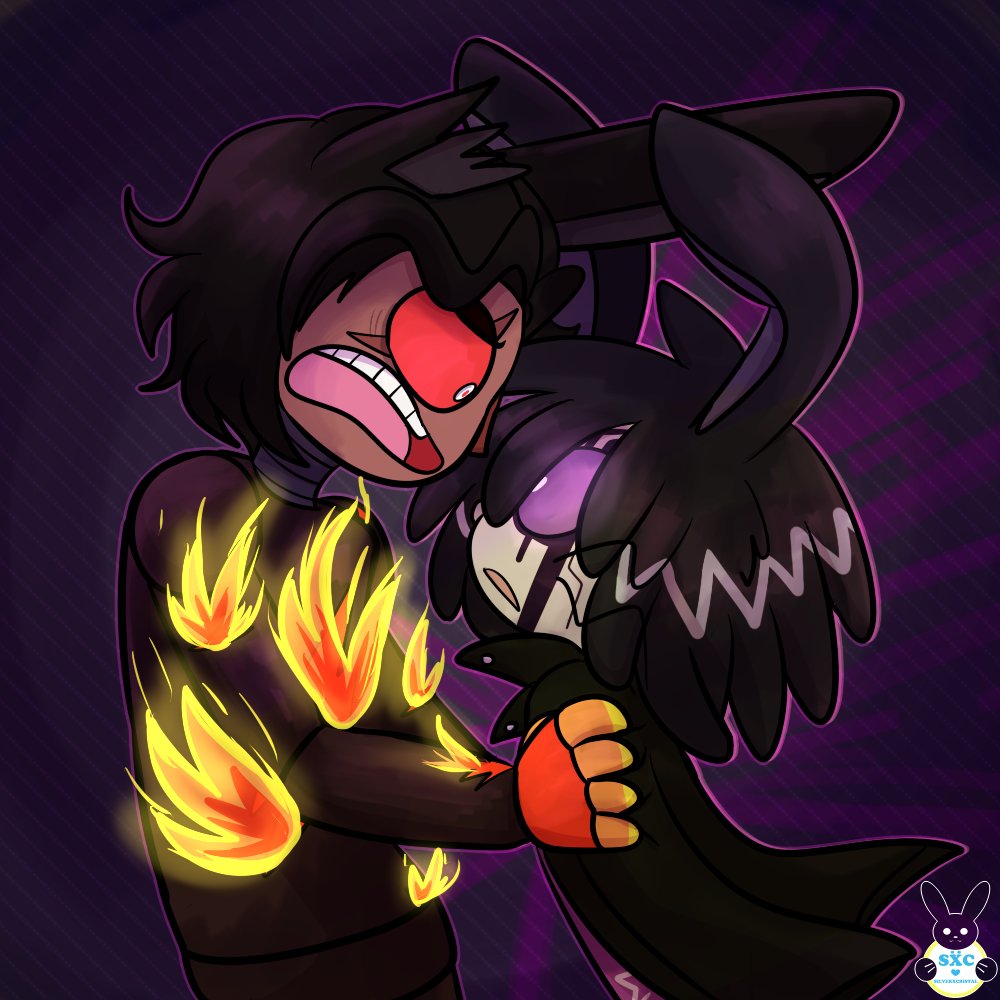 silverxcristal's tweet photo. Thinking about them again, here is some art I made in May 2023 when Ruin was announced (Me thinking we would get Glitchtrap 🤡)
#fnafar #gijinka #flamingspringtrap #rxq https://t.co/kI4WMdrqmm
