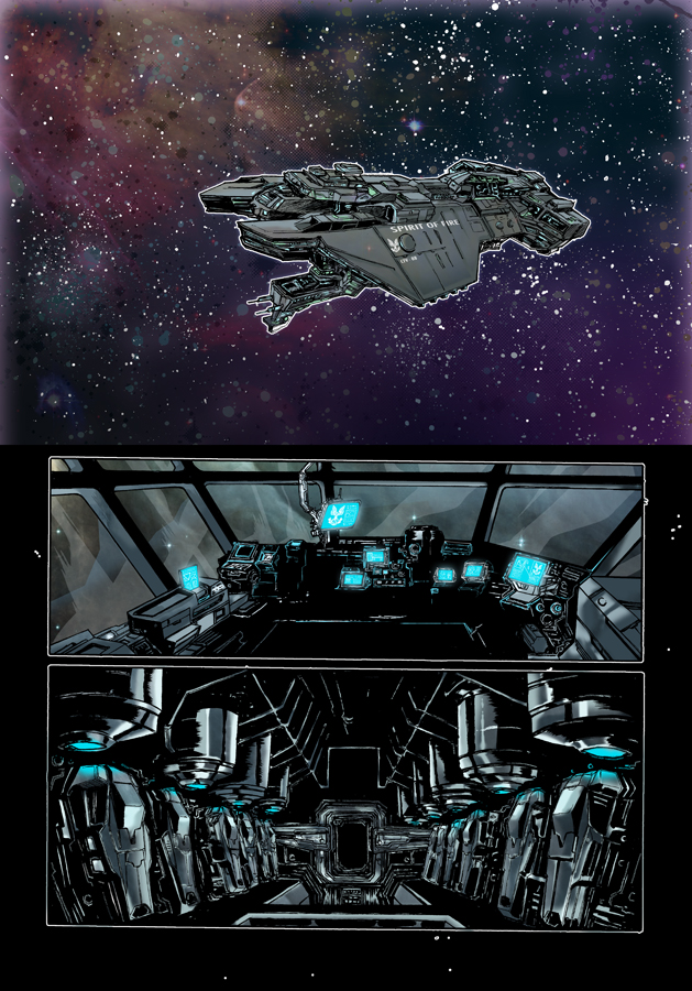 VLolosOfficiel's tweet photo. 2016 #HALOart
Ink on paper, digital color. 
#Halo Anthology, 
This was first time I was working on a book from a very, very tight art-bible/character and mechanics sheet.
#VasilisLolos #Spartan #MasterChief #Xbox #spaceship #SpiritofFire https://t.co/xRD1xfdLYt