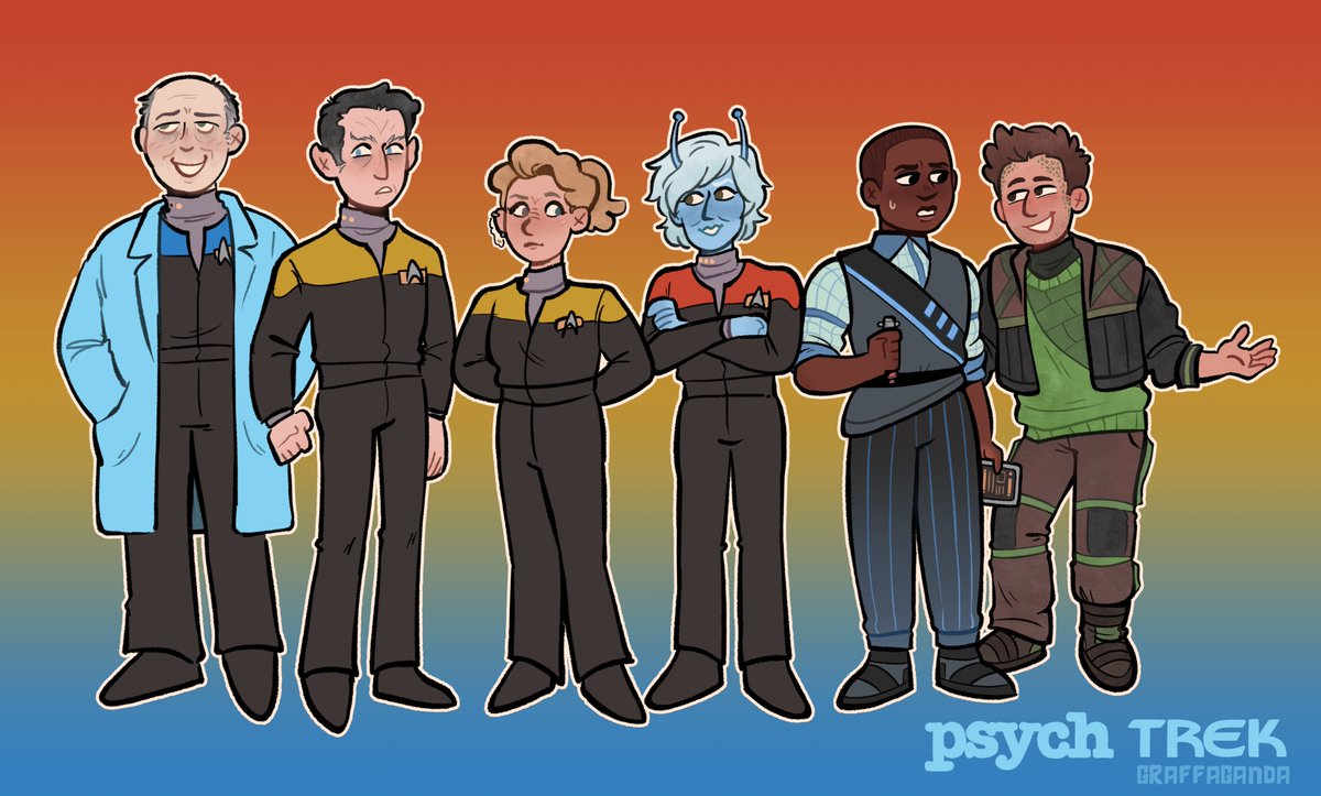 Concept for a Psych Star Trek AU because I'm insane