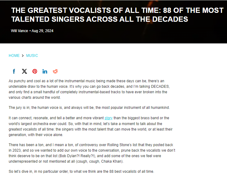 dianik_bg's tweet photo. #MagneticMagazine's Greatest Vocalists
The 88 best vocalists of all time
#AdamLambert’s vocal abilities place him among the greatest vocalists of all time. His multi-octave range, dynamic expressiveness,and theatrical flair set him apart in a crowded field
https://t.co/R5uEnGm4v6 https://t.co/Oyp2SyV1rv