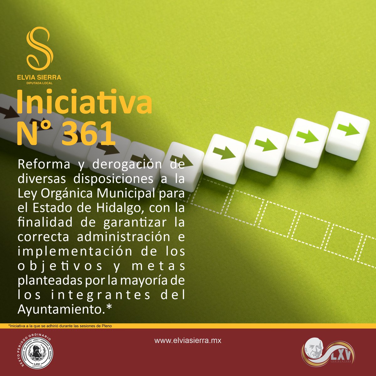 Los objetivos nos ayudan a planificar y evaluar las estrategias usadas para conseguirlos.
#LXVLegislaturaHidalgo