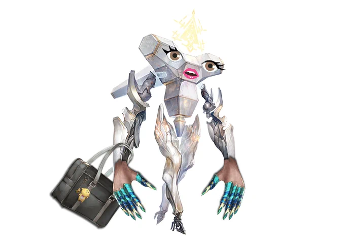Cvnty Tetragod with a Handbag  