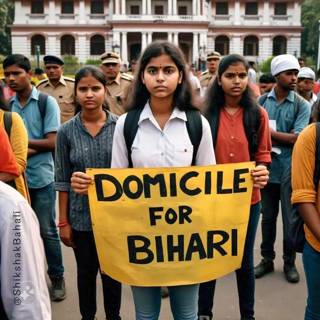 NehaMis23834714's tweet photo. We Want Our Rights Back... 😑😡
#BIHAR_NEEDS_DOMICILE
.
.
.
@NitishKumar @sidarths @VijayKrSinhaBih @amitkvikram @Dinesh_Bharti_ @Rajesh91016507 @Priymaster @Priya02pk @Amrita7435 @News18Bihar @BiharTeacherCan @Rahulbihariii @BiharTakChannel @PujaJha62719081 @Shivani90442391 https://t.co/DXer9oAxQ4
