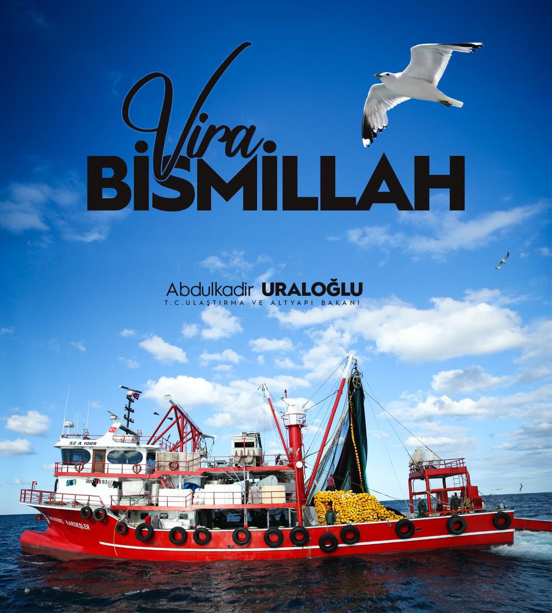 UABakanligi's tweet photo. Balıkçılarımızın bereketli bir sezon geçirmesini diliyoruz.

Pruvaları neta, dümenleri viya, bahtları açık, ağları dolu olsun…

Vira Bismillah 🌊⚓️🎣 https://t.co/hAabDyYMNy