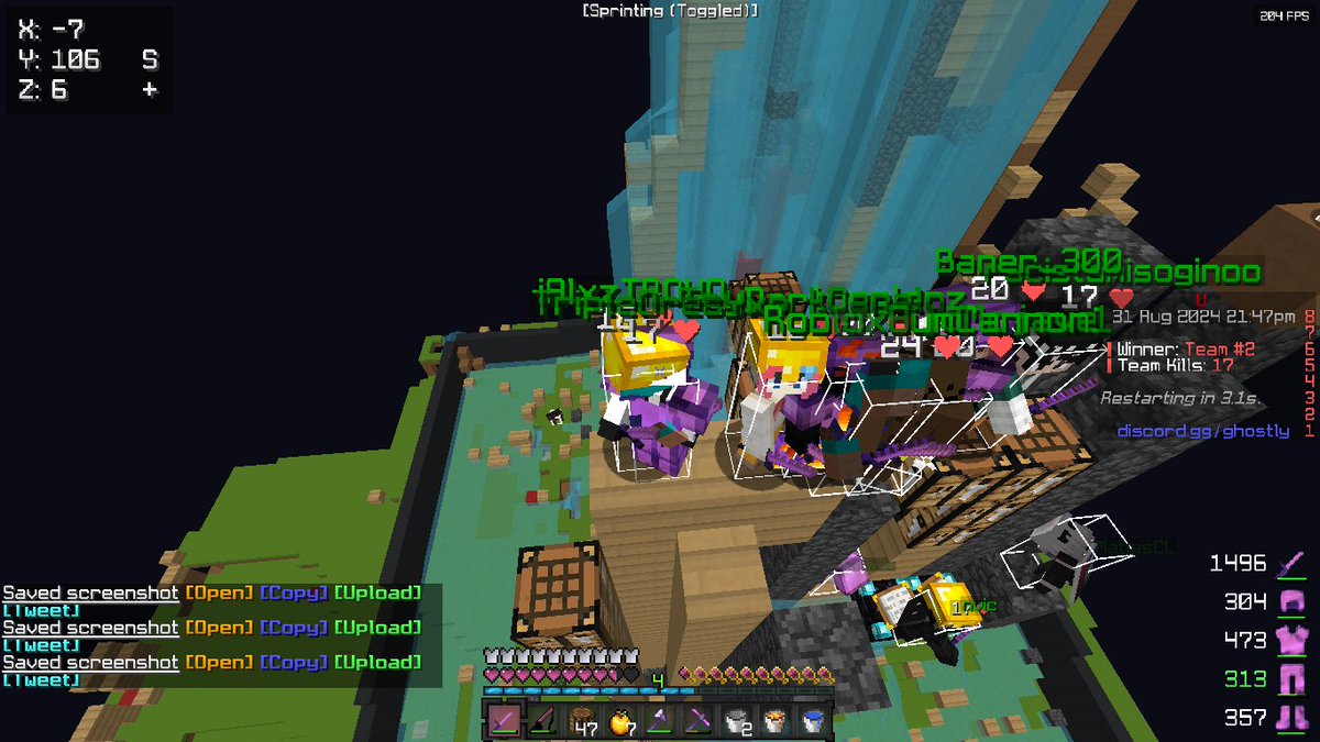 <a href="/iAlxxz/">iAlxz</a> Desde que vi a mi equipo me brillaron los ojos.
Aunque unos no confiaban yo siempre tuve un 100% de fe, lloran porque teníamos mas jugadores aunque si hubiera sido 14vs14 igualmente hubiéramos ganado.