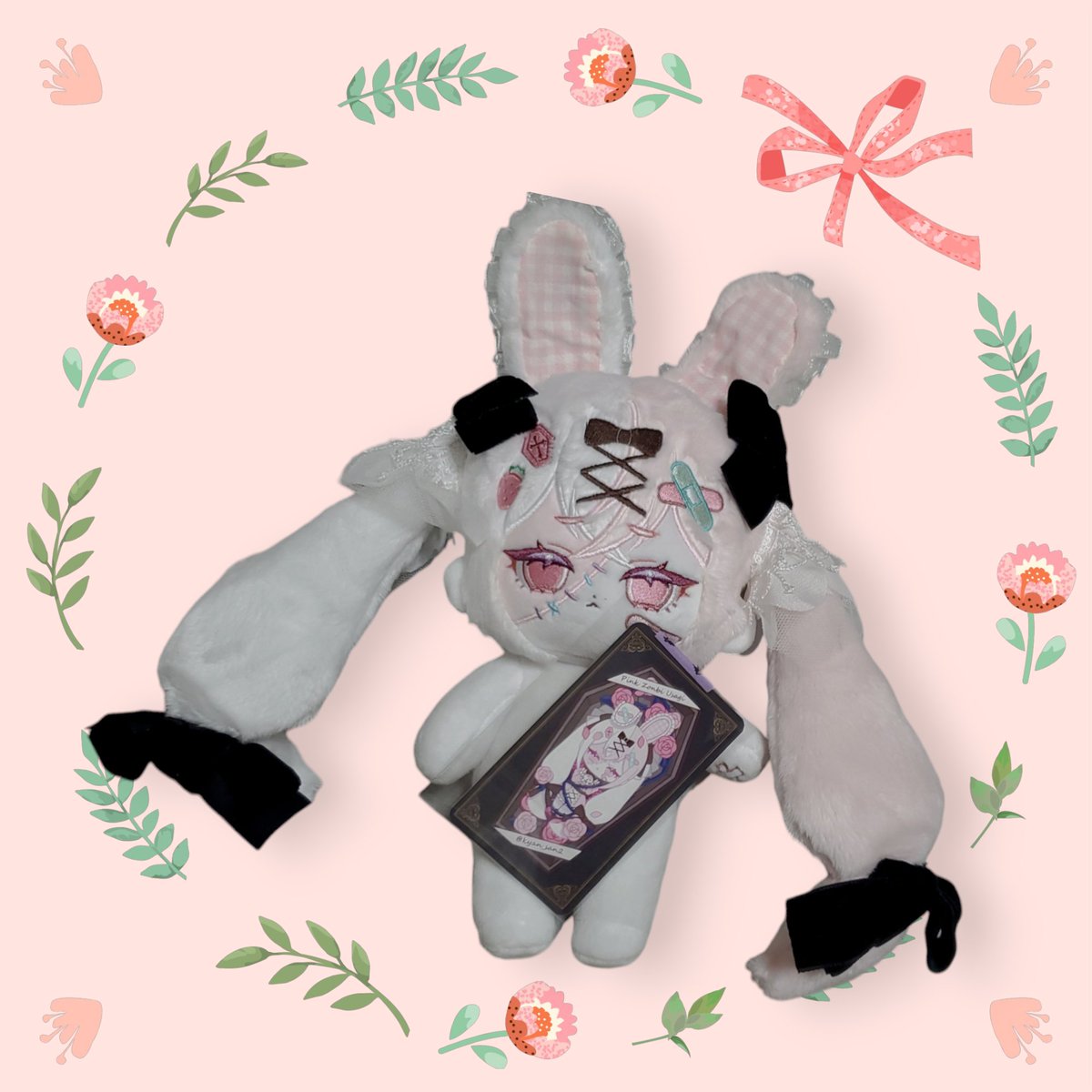ymsn_nui's tweet photo. kyan(@zonbiusagi_chan)様のピンクゾンビうさぎちゃんをお迎えしました🙌
とっても可愛くてお迎え出来て良かった😭💕💕
ゾンビうさぎちゃんとのお揃いお洋服を買うか作るかしたい所存🥺 https://t.co/xHvrGNJLS5