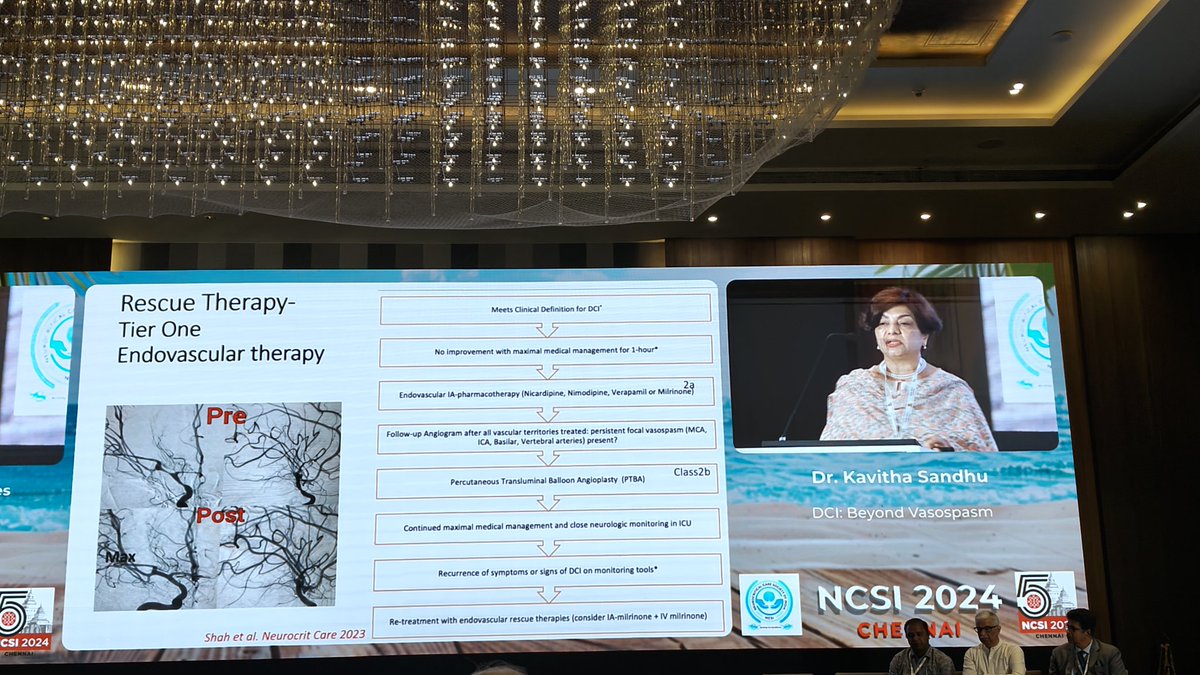 NCSI 2024 (@ncsi2024) on Twitter photo Dr Kavitha Sandhu emphasised the importance of Early Brain Injury in the pathogenesis of DCI in her talk at NCSI 2024, Chennai.
#ncsi2024
<a href="/NCSIofficial/">Neurocritical Care Society of India</a> <a href="/neurocritical/">Neurocritical Care Society</a> <a href="/ISNACCINDIA/">ISNACC</a> <a href="/neuroclassroom/">Classroom</a> <a href="/SNACCNeuro/">SNACC</a> Dr Kavitha Sandhu emphasised the importance of Early Brain Injury in the pathogenesis of DCI in her talk at NCSI 2024, Chennai.
#ncsi2024
<a href="/NCSIofficial/">Neurocritical Care Society of India</a> <a href="/neurocritical/">Neurocritical Care Society</a> <a href="/ISNACCINDIA/">ISNACC</a> <a href="/neuroclassroom/">Classroom</a> <a href="/SNACCNeuro/">SNACC</a>
