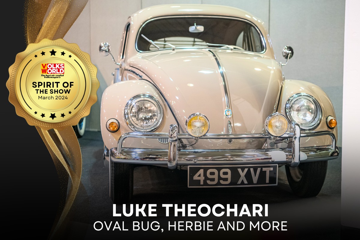 Our 'Spirit of the Show' award went to #LukeTheochari with his #HerbieBug, which is one of three genuine out of the Disney Studios used to film #Herbie.

Luke is an amazing soul and always more than present and caring for the whole team behind the #VolksWorldShow