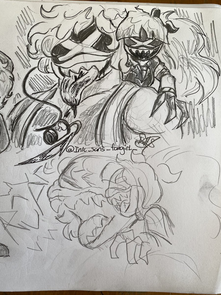 Power Dynamic #Murderdrones #MurderDronesoc #murderdronesj #Ocxcanon #Sketches #traditionalart #glitch #fyp #art