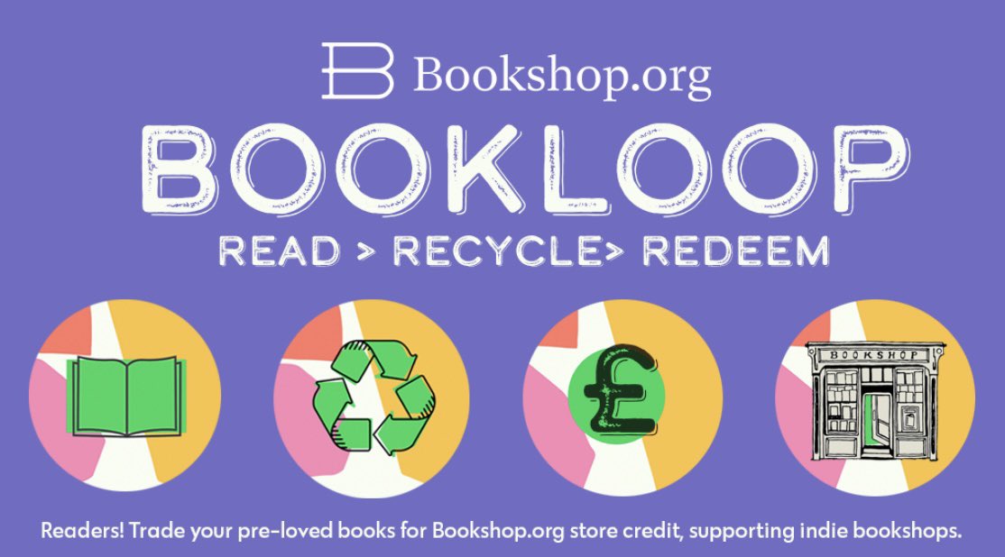 Jules Swain (@thereadingpara) on Twitter photo I love the sound of this initiative! 📚
Announcing BOOKLOOP by Bookshop.org! Sell your pre-loved books and earn store credit on <a href="/bookshop_org_uk/">Bookshop.org</a>! Get your books back into the hands of readers whilst benefiting indie bookshops and authors: bookshop.zeercle.com I love the sound of this initiative! 📚
Announcing BOOKLOOP by Bookshop.org! Sell your pre-loved books and earn store credit on <a href="/bookshop_org_uk/">Bookshop.org</a>! Get your books back into the hands of readers whilst benefiting indie bookshops and authors: bookshop.zeercle.com