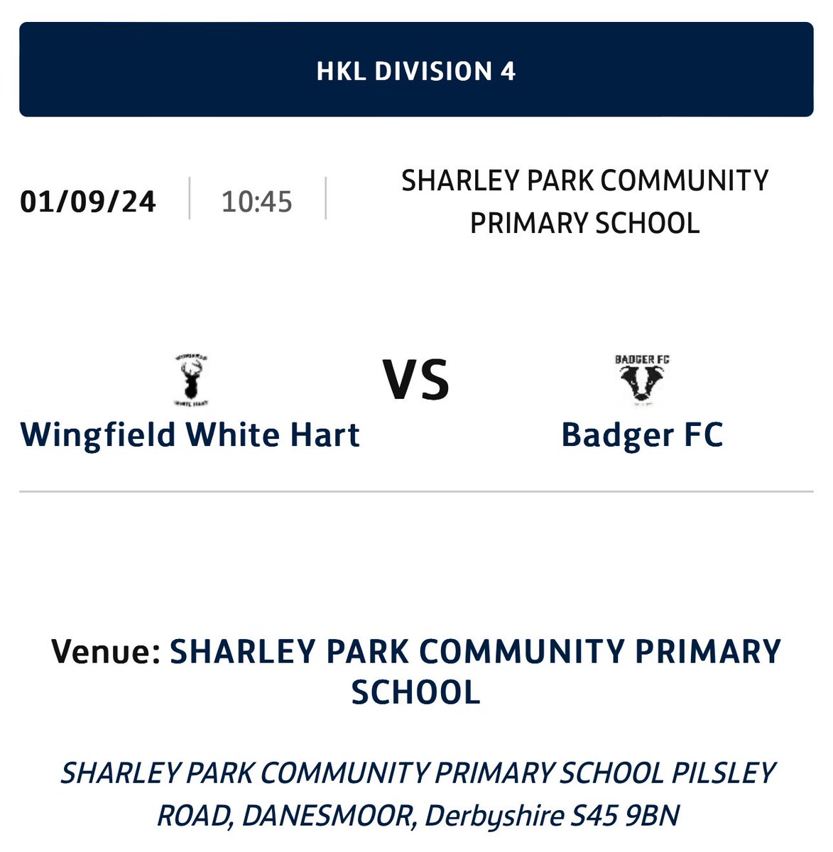 First game of the new season