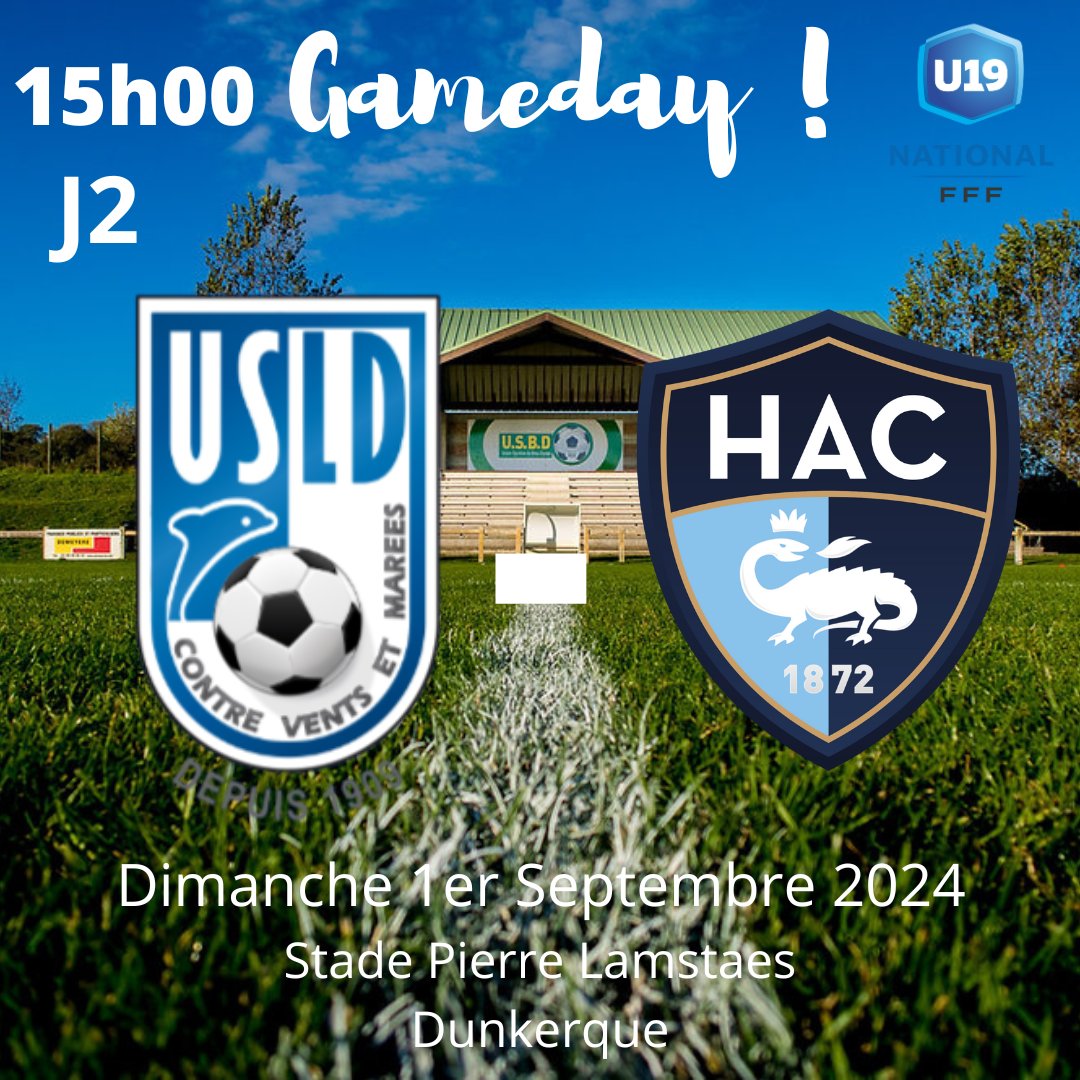 DevulderThomas1's tweet photo. 🔥 𝙂𝙖𝙢𝙚𝙙𝙖𝙮
🏆 U19 National
🆚 Le Havre
🏟️ Stade Pierre Lamstaes
📺 Non diffusé
⌚ 15h
#USLDHAC https://t.co/EAkzPYxCu1