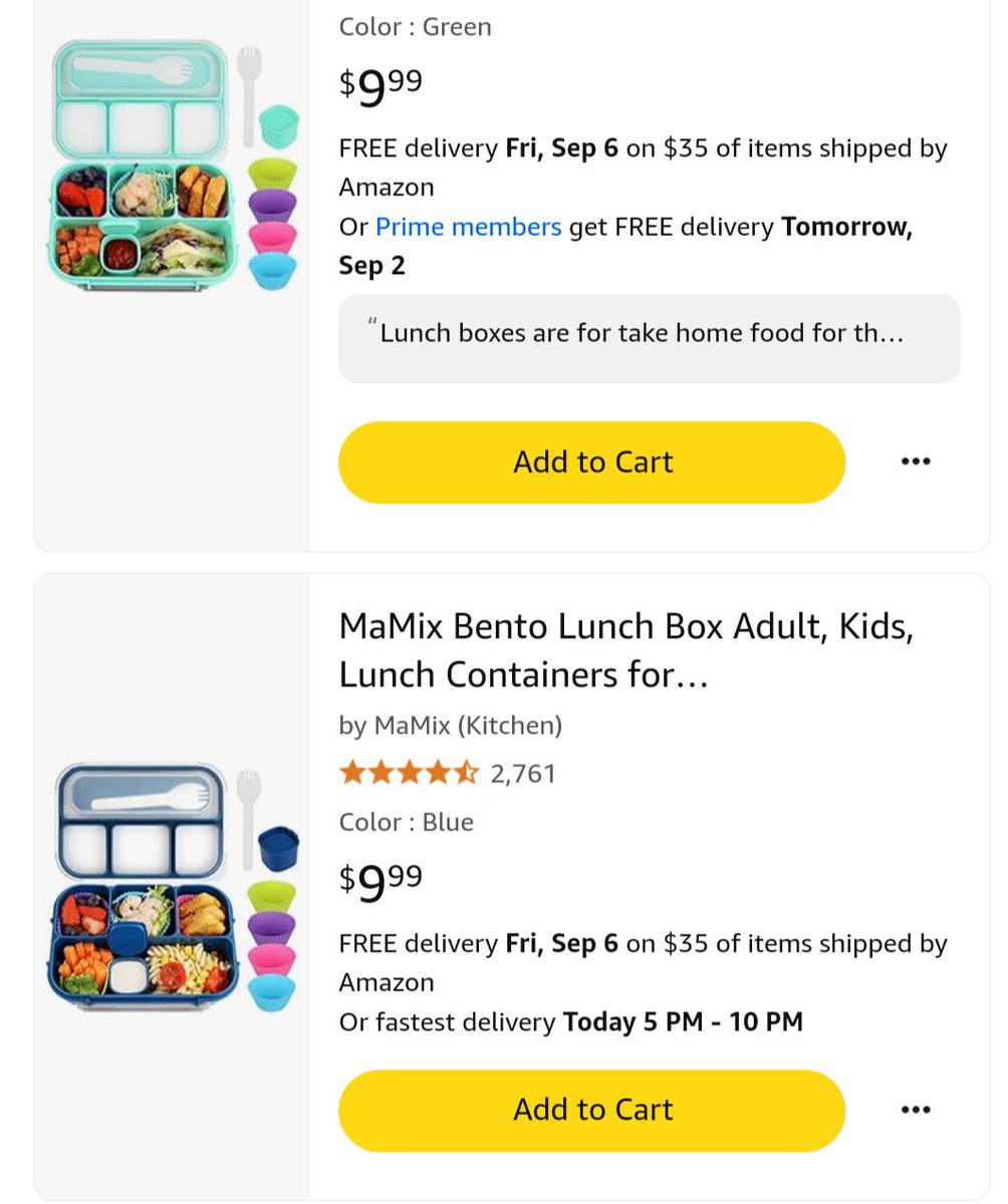 ✏️✏️happy Sunday ✏️✏️
Who can help me clear these lunch boxes off my list? It's for take home food for kids that have nothing at home?
#clearthelist #BetterTogether 
amazon.com/hz/wishlist/ls…