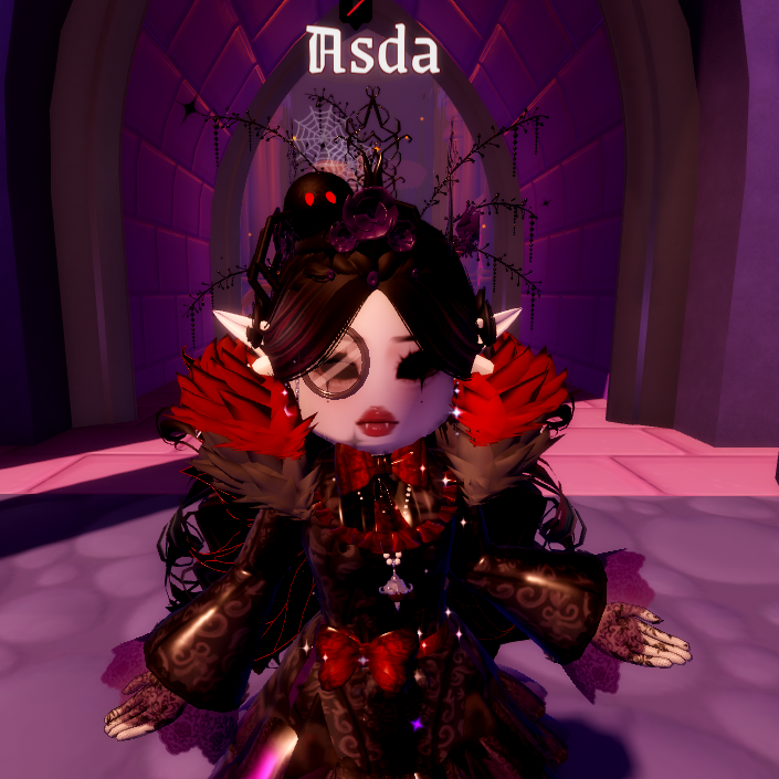 Twix9552's tweet photo. WELCOME BACK ROYALWEEN!! 🦇❤🖤 

Tags: #royalehigh #rh #RHTC #royalehighoutfits #royaleween https://t.co/wtHZVDb5p8