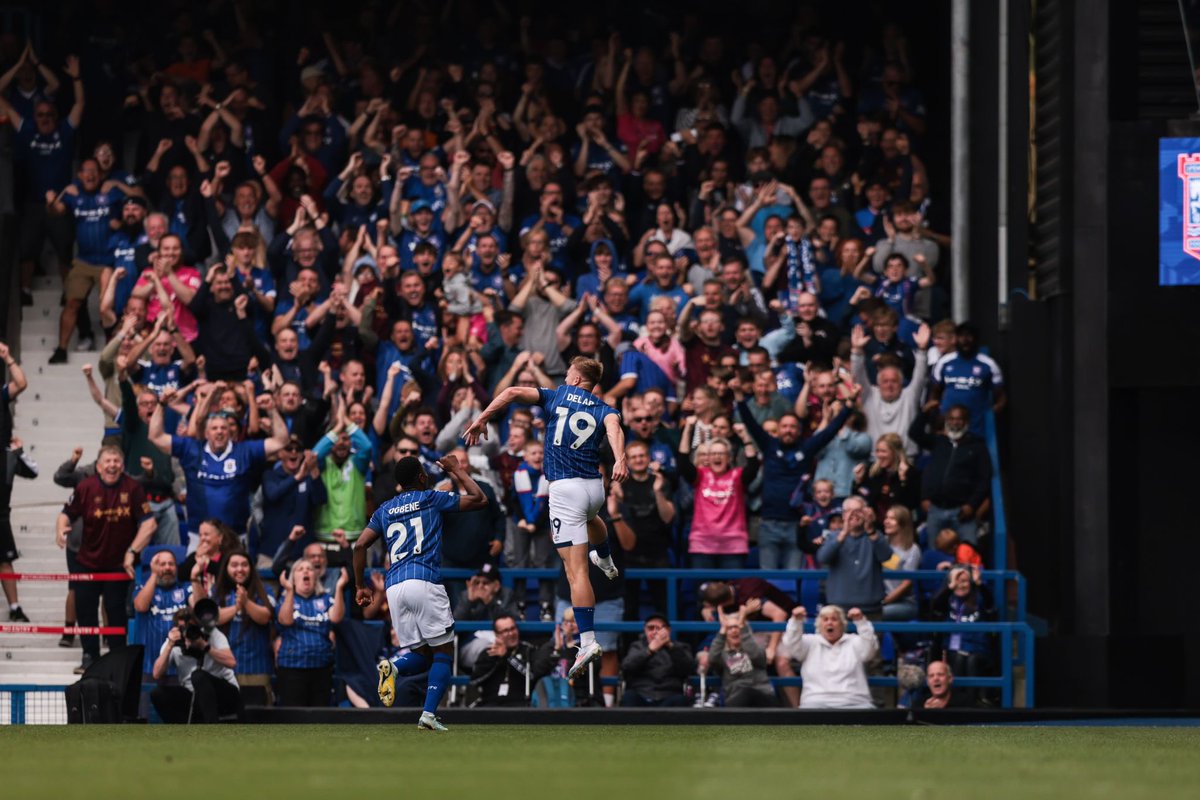 Words Can’t describe how lucky I’ve been to come here and in a short space of time make my official club debut on Wednesday and a league debut yesterday with this amazing group of players! 
Thank you for all the support💙
Portman Road atmosphere is just wow 🤩🔥