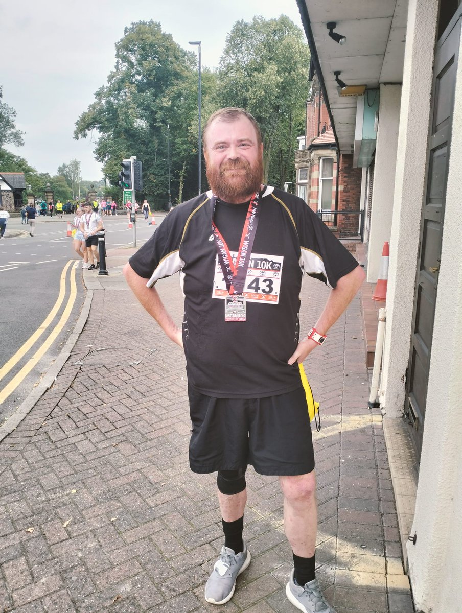 Wigan 10km done. Not done a 10km run in 9 years.. Done no training for it either