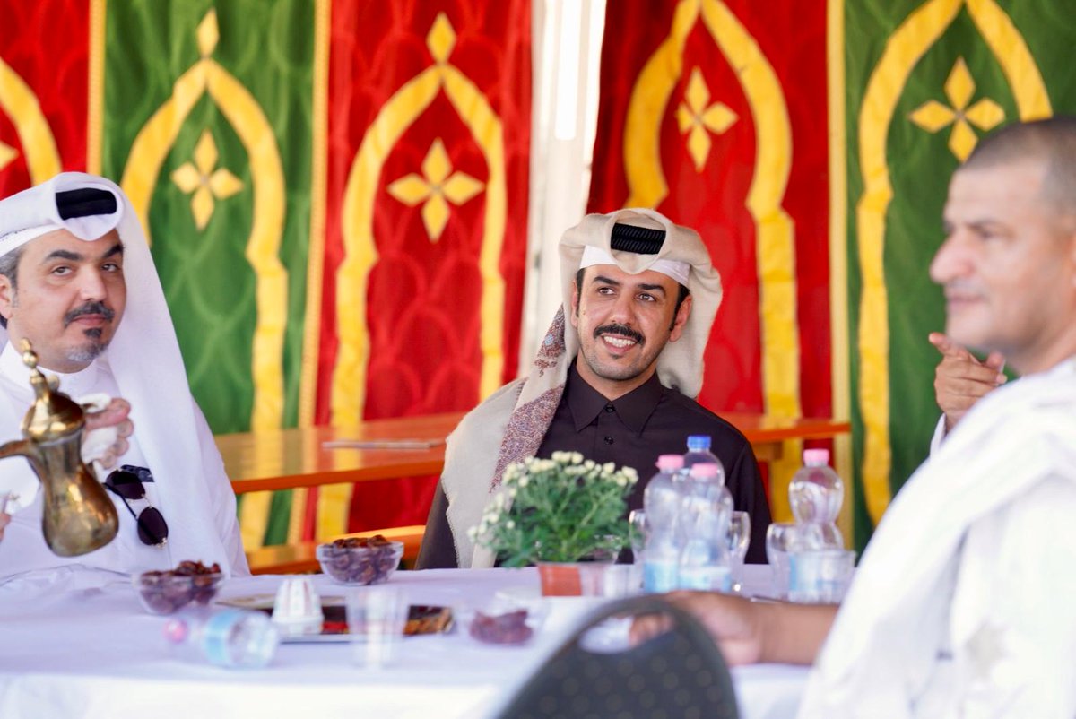🇶🇦🇨🇭

السيد/ حمد جابر العذبة رئيس #نادي_قطر_لمزاين_الإبل يترأس الوفد المشارك في فعاليات المهرجان السويسري للإبل 2024 بنسخته الثالثة عشر في مدينة زيورخ السويسرية، وذلك ضمن خطة التواصل مع ملاك الإبل حول العالم ومشاركة الخبرات من أجل تطوير مهرجانات المزاين على مستوى دولي.