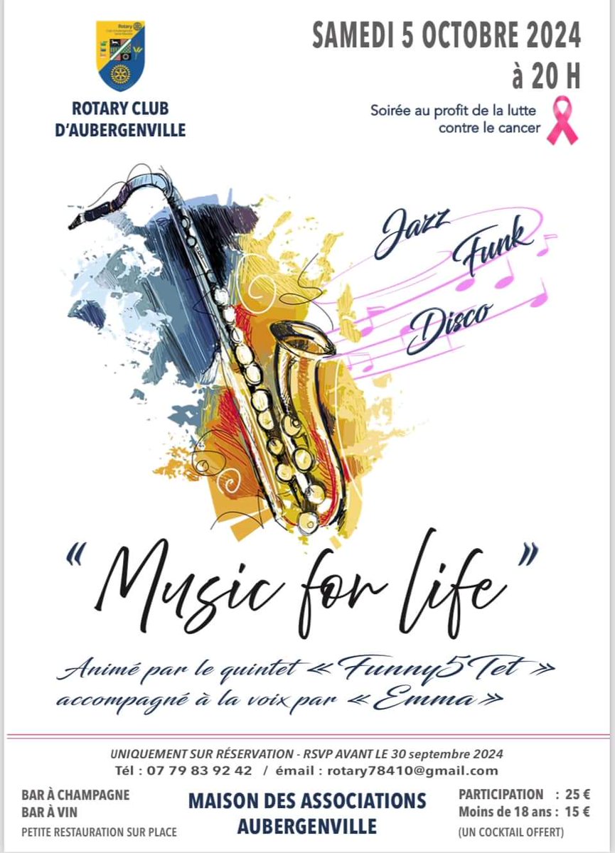 RotaryAuber's tweet photo. #soirée #musique avec le #Rotary @Aubergenville pour la lutte contre le #cancer
#Aubergenville #district1660 #epone #flinssurseine #mezieres #nezel #mauldre #maule #Mareil https://t.co/8m1RsTYpn1