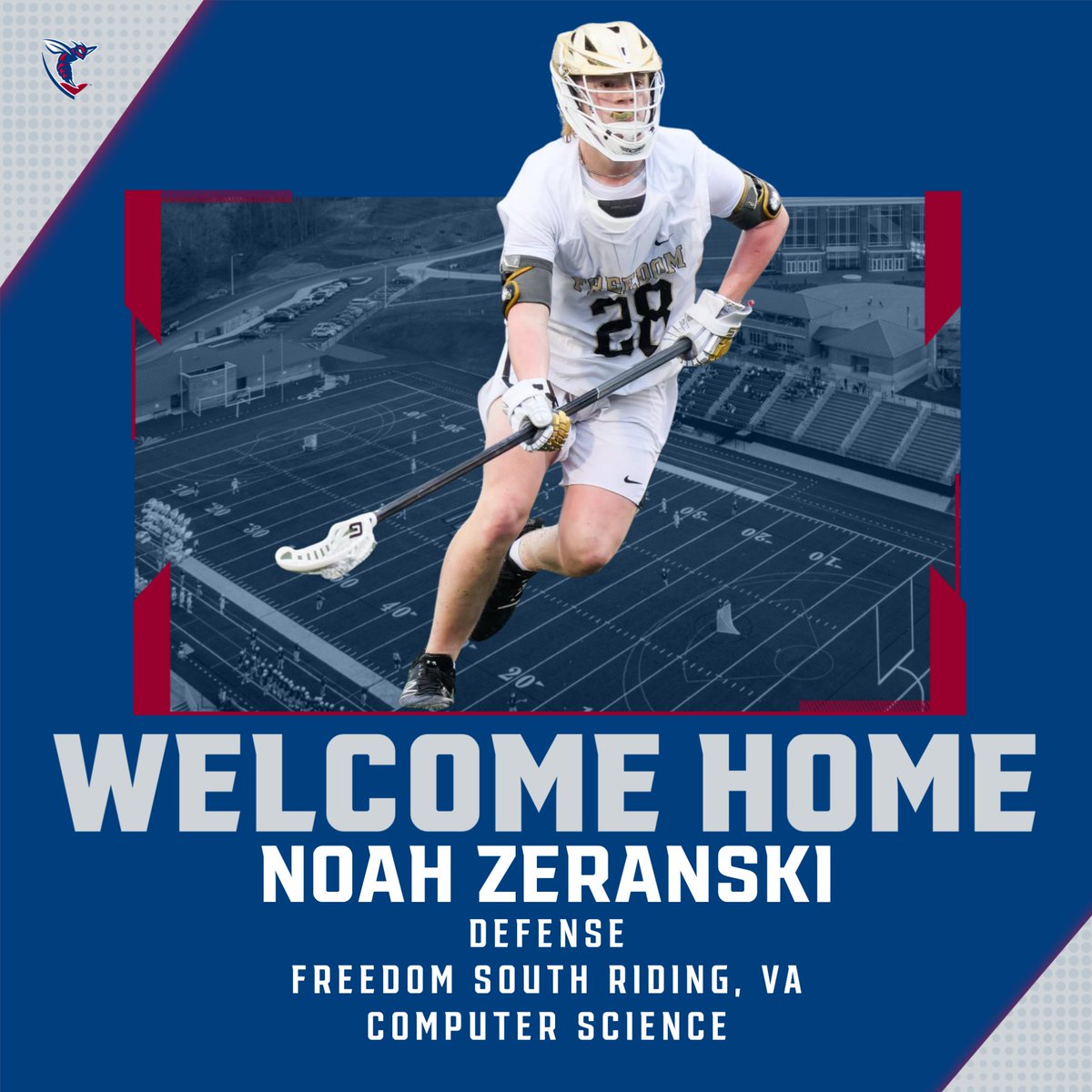 Shenandoah Lacrosse (@suhornetslax) on Twitter photo Welcome Home, Noah!
Noah will join us in the spring after football season!
#GoHornets Welcome Home, Noah!
Noah will join us in the spring after football season!
#GoHornets