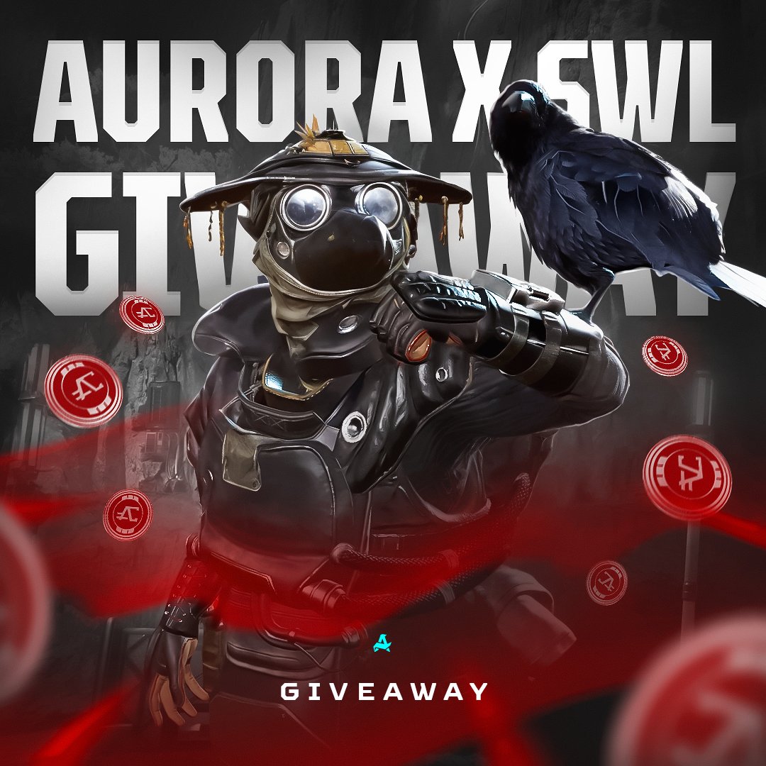 AURORA X SWL GIVEAWAY IS HERE 🔥

📌 3 winners • 4350 Coins each

🎟️ To enter: 
1. Follow <a href="/AuroraApex_GG/">Aurora Apex</a> &amp; <a href="/SomeoneWhoLeaks/">SWL</a>
2. Like ❤️ &amp; Repost 🔁

Winners at September 16th 🎉