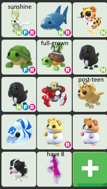 Darkness0Great's tweet photo. Trading my pets
Lf: ONLY FOR UPGRADES ( such as neon legs, exotics)
Mlf: pets from 2nd pic, but u feel free to offer
I dont offer, use gg to checking values
Like-nty https://t.co/n26SePevWw