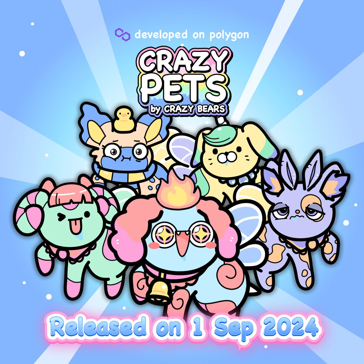 Today is the day...

Crazy Pets Finally Launches!🌈
Check out our Discord for more info👇

#CrazyBearsNFT #CrazyPets #BearFam #BeCrazy