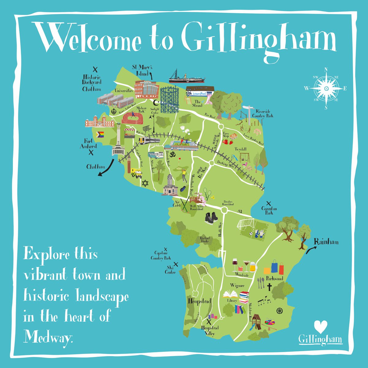 Head along to Gillingham highstreet until 4pm today and see the wonderful community get together and support one another.
Huge congratulations goes to <a href="/naushabah_khan/">Naushabah Khan MP 🌹</a> and the team at <a href="/medway_council/">Medway Council</a> for putting it altogether

#designedbyesther #medway #lovegillingham #highstreet