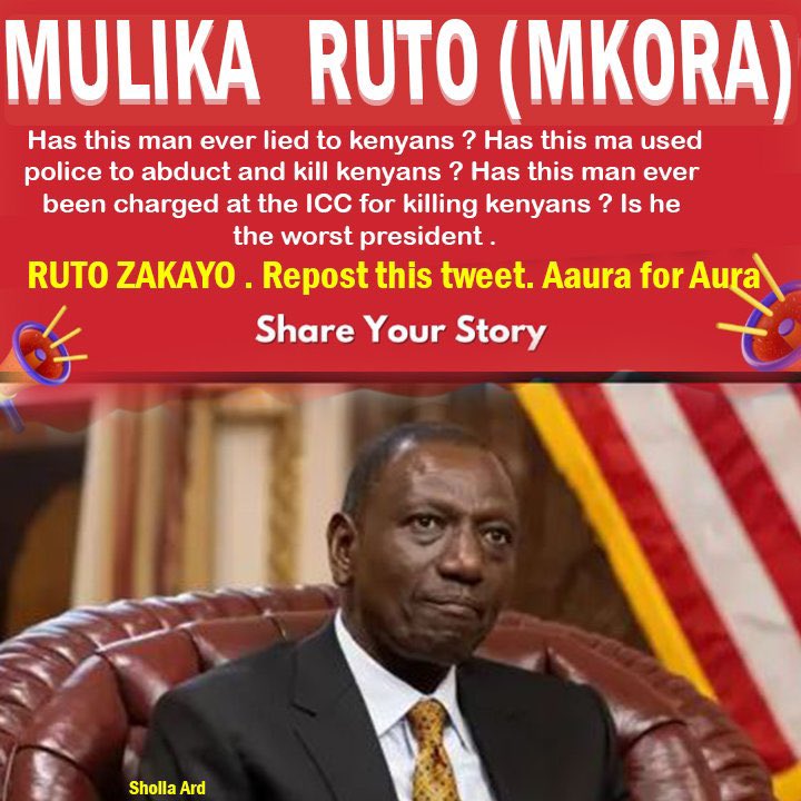 Mulika Mkora. The butcher of Sugoi. Has this man ever lied to you? Share your story !!