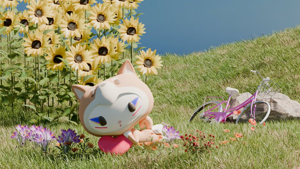 Gmeow 💕

Kitty's out here touching grass this Sunday - Summer vibes. 🌱🐾

Happy Sunday.