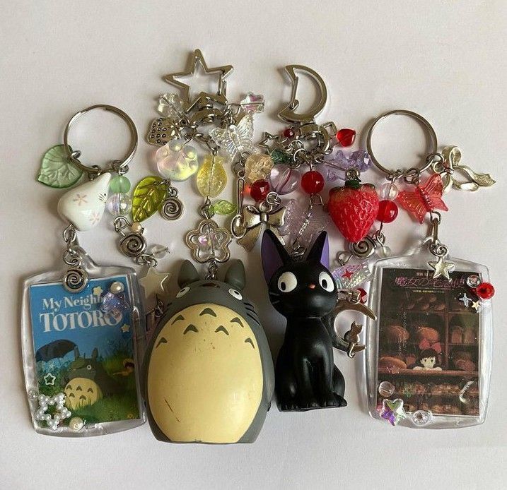 anime_'s tweet photo. Ghibli keychains ✨ https://t.co/CLJ8eX8Uq5