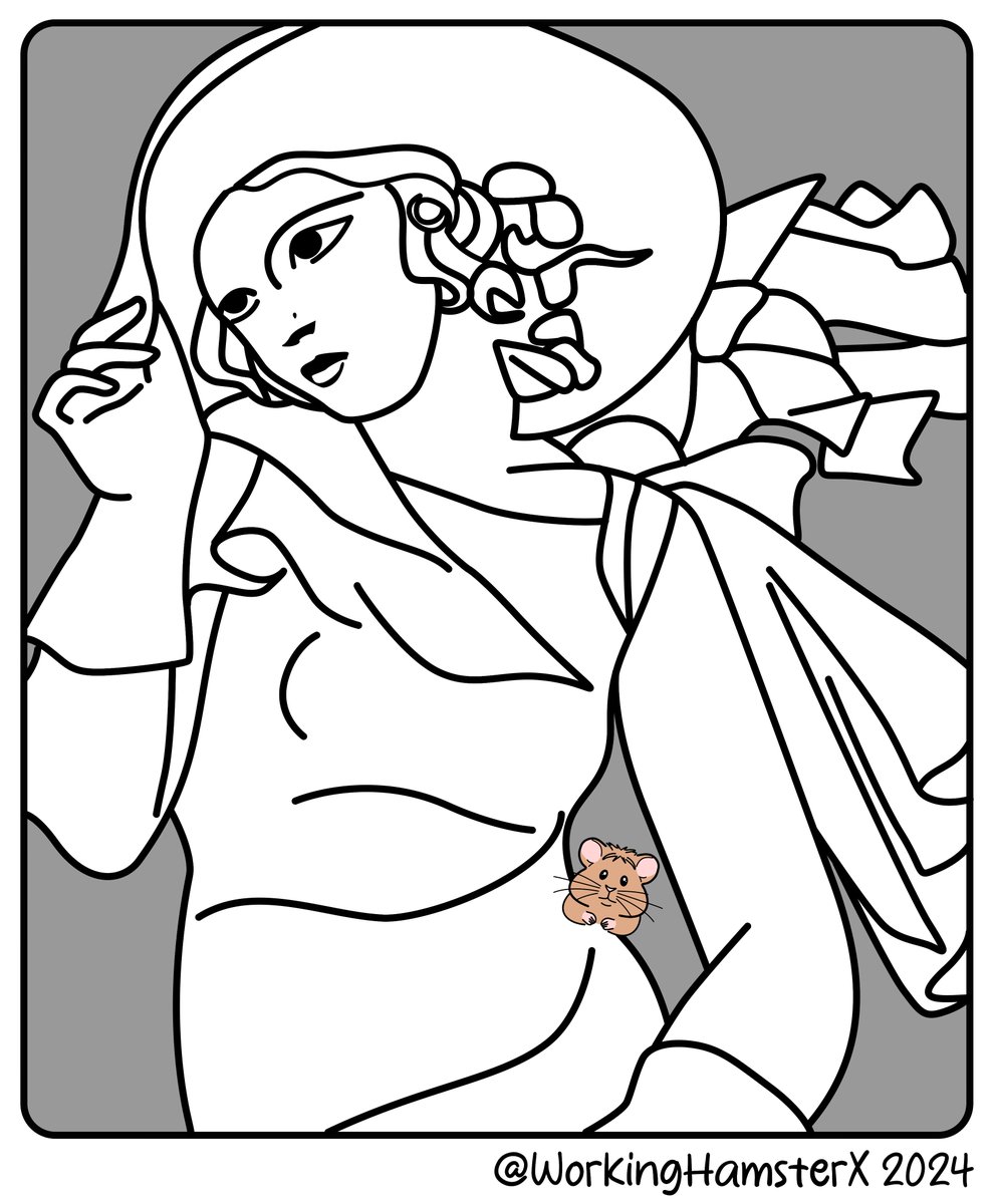 I wonder if hats and gloves will ever make a comeback?

Presenting 'Young Lady with Gloves' for this #PortraitChallenge.

Inspired by Tamara de Lempicka's original.

<a href="/StudioTeaBreak/">Virtual Studio</a> 

x.com/StudioTeaBreak…