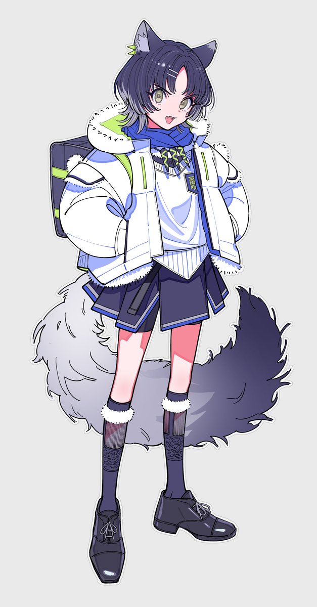 「ウルフちゃん」|Kaneniのイラスト