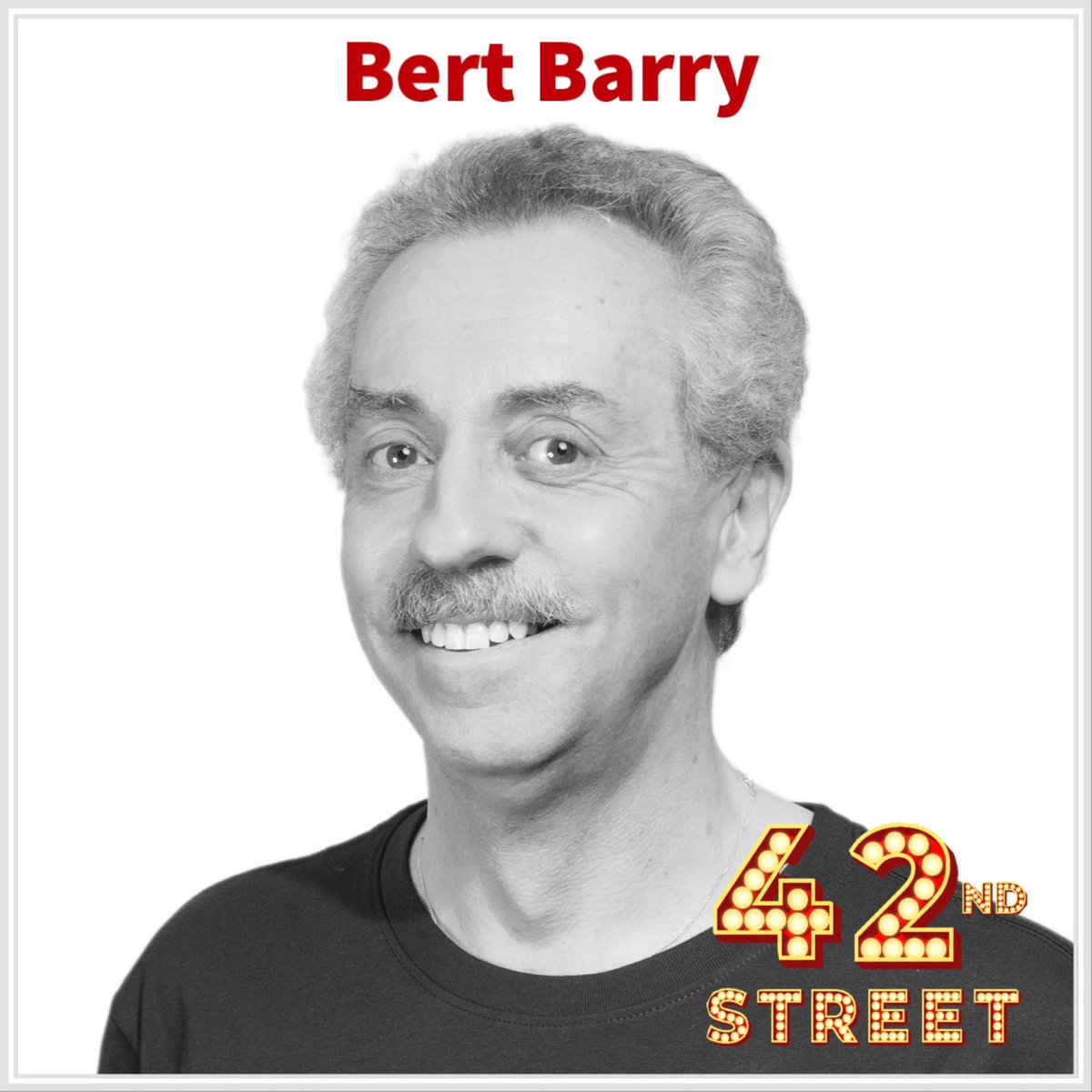 📣  MEET OUR 2024 CAST 📣

Bert Barry is the co-writer of Pretty Lady. No stranger to our stage, Bert is played by J. Paul Murdock 🤩

🎭 42nd Street
🗓️12th to 16th November 2024
📍Stourbridge Town Hall 
🔗 SEATY.CO.UK/42STREET
☎️ 07763 489281
📸 PTography