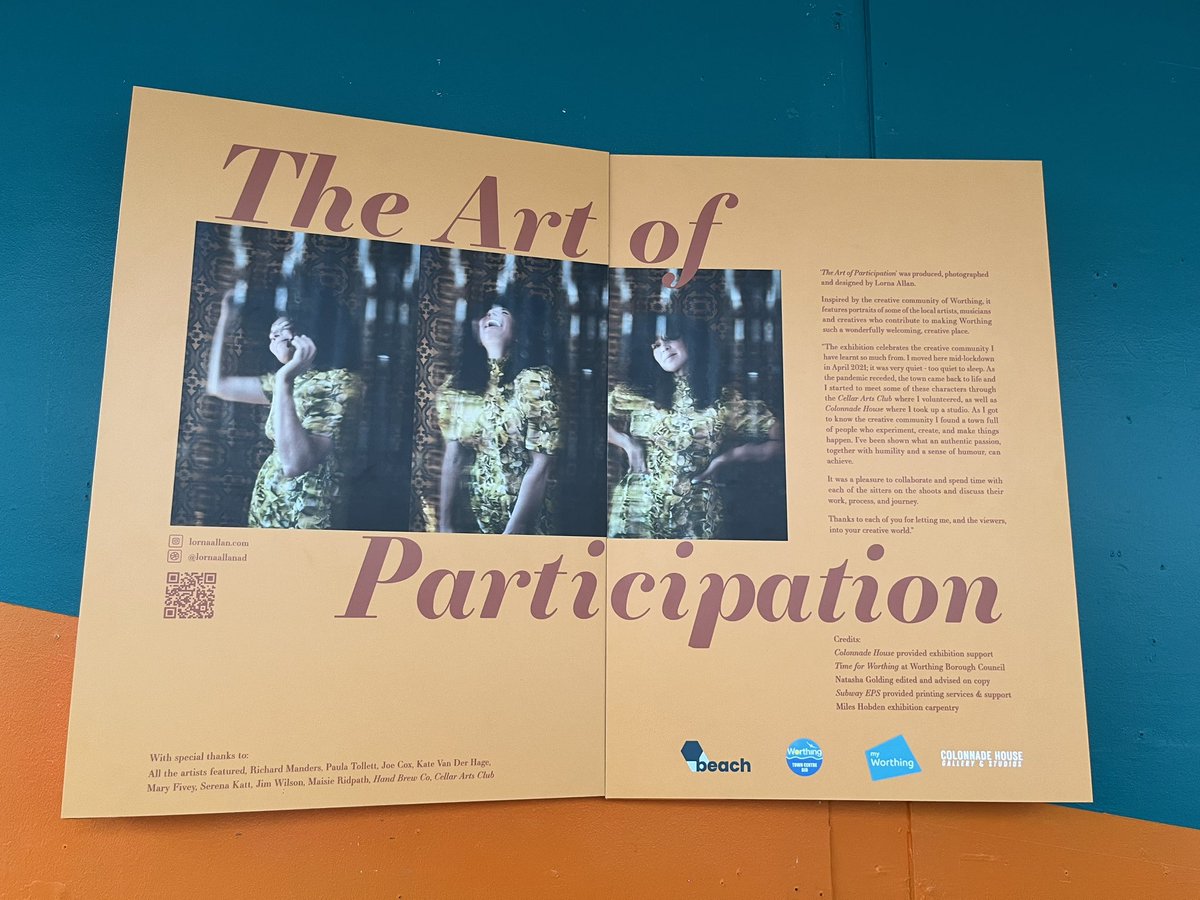 New art exhibition on Worthing beachfront by Lorna Allan is stunning. I’m honoured to be in it! The Art of Participation #creativity
sussexexpress.co.uk/arts-and-cultu…