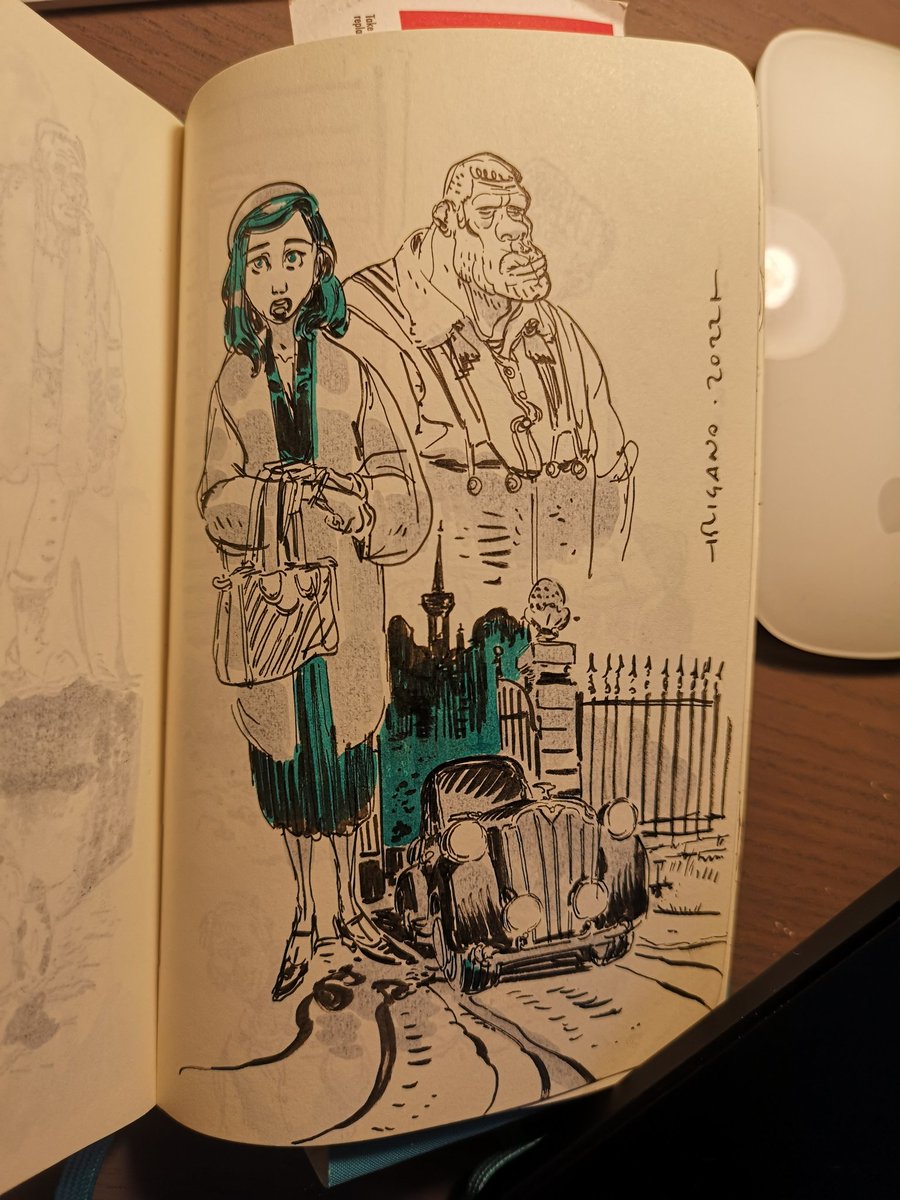 Doodling Sunday.

#comics #giovannirigano #illustration #artistsoninstagram #bandedéssinée #doodle #sketch_daily #moleskineart #sundaydoodles #sketchbook #sketch_daily #moleskineart #sketching