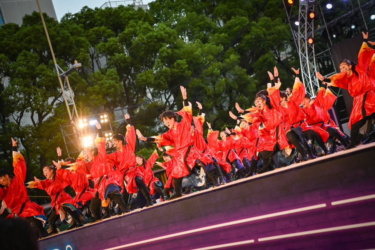 haruyosa23's tweet image. 第26回 にっぽんど真ん中祭り・前夜祭
信州大学YOSAKOI祭りサークル和っしょい
08.23 久屋大通メインステージ (3/3)

#どまつり #和っしょい