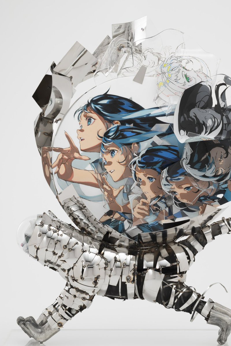 SUN SEEKER 2024 米山舞・ヤノベケンジ Stainless Steel／Tin／Paint