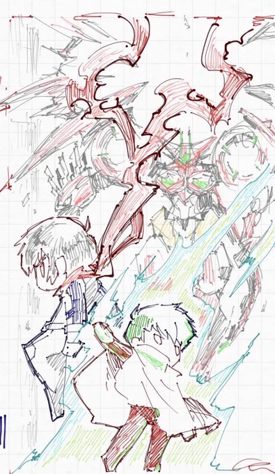 【ゆるぼ】デ竜號♀長編を作っていて、カプの魅力を伝えられればなーと思うのですが、当方アリと思ったら思考停止しちゃって自分でわからないので、いくつかイメージビジュアル載せますので「ここ印象的」「こんな関係を感じる」みたいなのを思いつきでパッと教えていただけますと…😇(続 