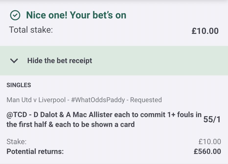 TheCardDealer's tweet image. 🚀 MAN UTD vs LIVERPOOL 🚀

Add to bet-slip: tcd.bet/ManUtdLiverpoo…

✍️ Dalot received 6 yellows &amp;amp; 1 red in the Premier League last season and he’ll be up against an in-form Salah.

✍️ Mac Allister received 8 yellows &amp;amp; 1 red in the Premier League last season and  he committed 3…