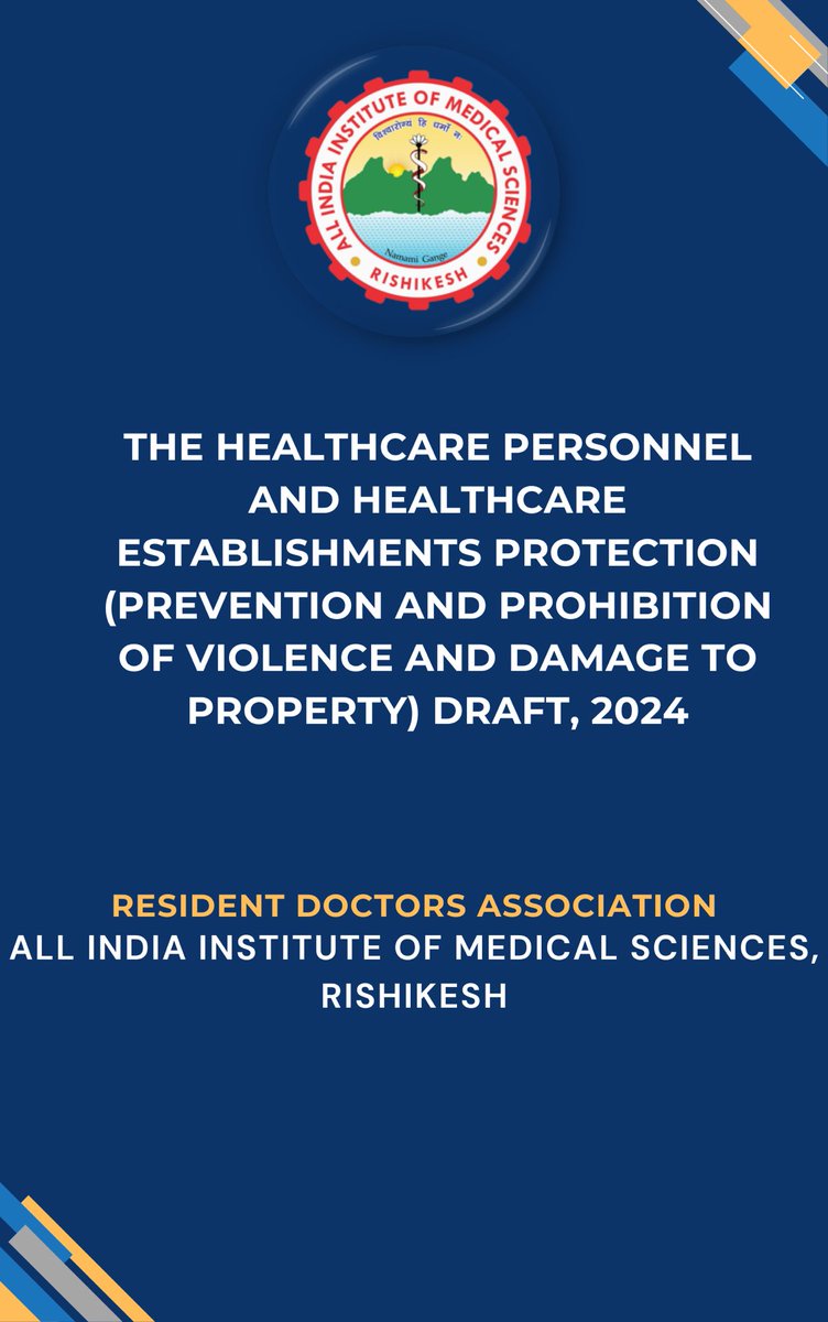 AIIMS RISHIKESH RDA (@rdarishiaiims) on Twitter photo Honoured to Welcome the h’ble <a href="/VPIndia/">Vice-President of India</a> and Dr Sudesh Dhankar & <a href="/LtGenGurmit/">LT GEN GURMIT SINGH, PVSM, UYSM, AVSM, VSM (Retd)</a> at @AIIMSRishikesh. He strongly condemned the #RGkarMCH incident with a poignant speech. He extended support for HEPA drafted by <a href="/RDARishiAIIMS/">AIIMS RISHIKESH RDA</a>
#Justice4RGKAR #aiims #KolkataDoctorDeath #medtwitter #HEPA Honoured to Welcome the h’ble <a href="/VPIndia/">Vice-President of India</a> and Dr Sudesh Dhankar & <a href="/LtGenGurmit/">LT GEN GURMIT SINGH, PVSM, UYSM, AVSM, VSM (Retd)</a> at @AIIMSRishikesh. He strongly condemned the #RGkarMCH incident with a poignant speech. He extended support for HEPA drafted by <a href="/RDARishiAIIMS/">AIIMS RISHIKESH RDA</a>
#Justice4RGKAR #aiims #KolkataDoctorDeath #medtwitter #HEPA