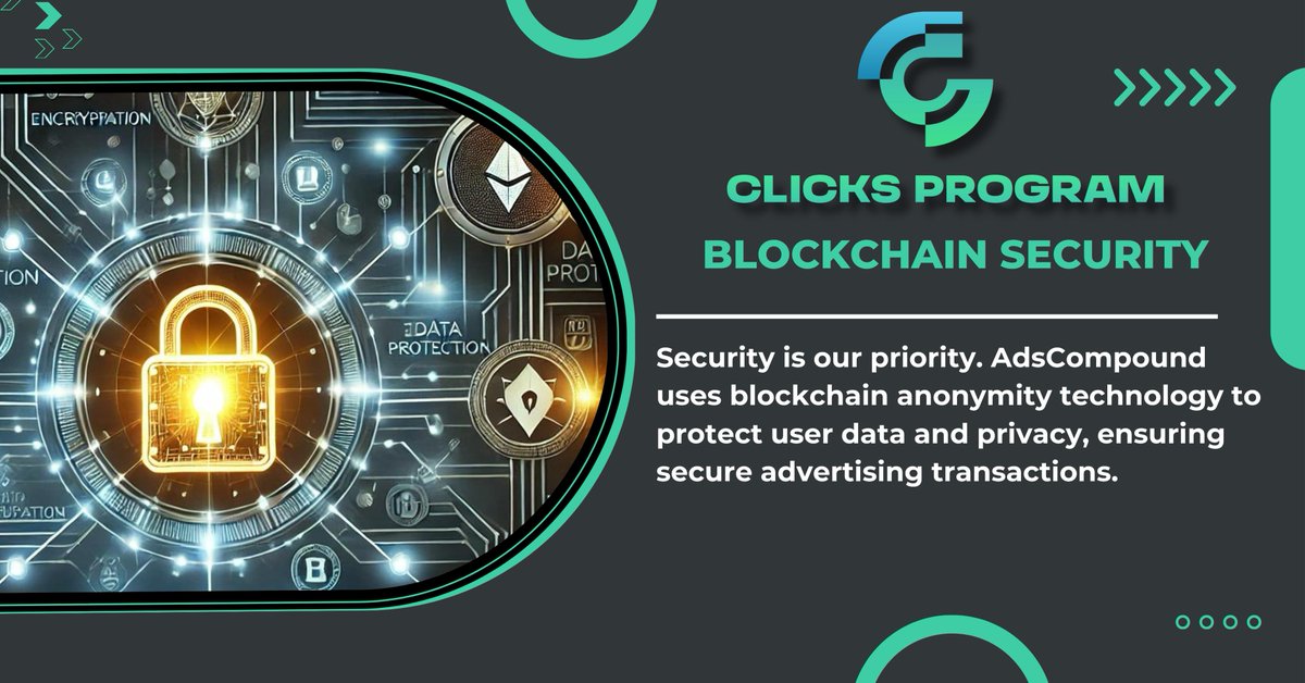 ClicksProgram's tweet image. Blockchain Security

Security is our priority. 

AdsCompound uses blockchain anonymity technology to protect user data and privacy, ensuring secure advertising transactions. 

#AdsCompound #Blockchain #AdSecurity #Defi #Web3 #Airdrop #AirdropCrypto #Clicksprogram #ClicksX