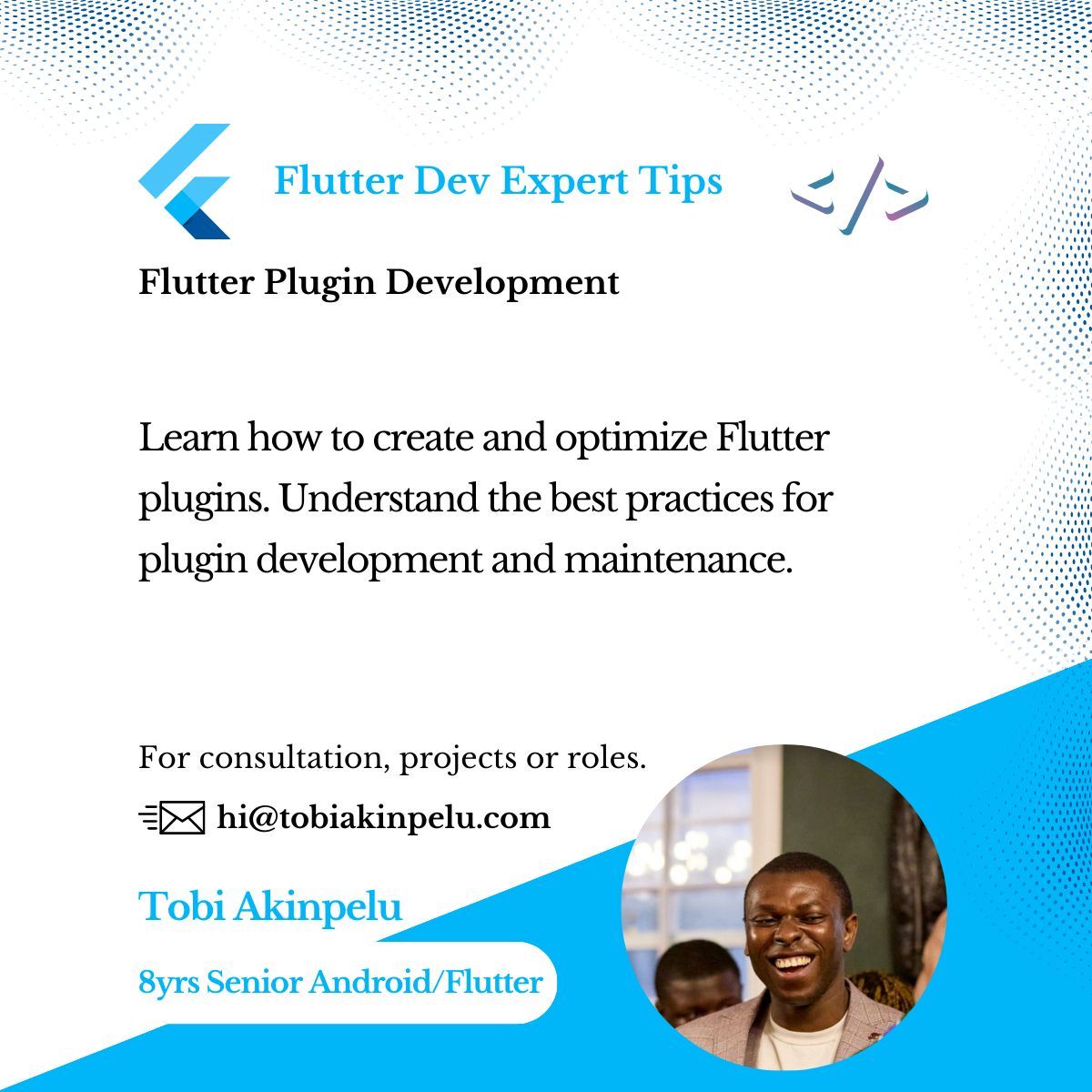 tobiakinpelu_'s tweet image. Streamline state management in Flutter with Hooks! Learn how to create reusable and maintainable stateful components using functional programming concepts. Improve code conciseness and expressiveness.
Like, share & learn!
#flutterdev #flutterhooks #statemanagement
