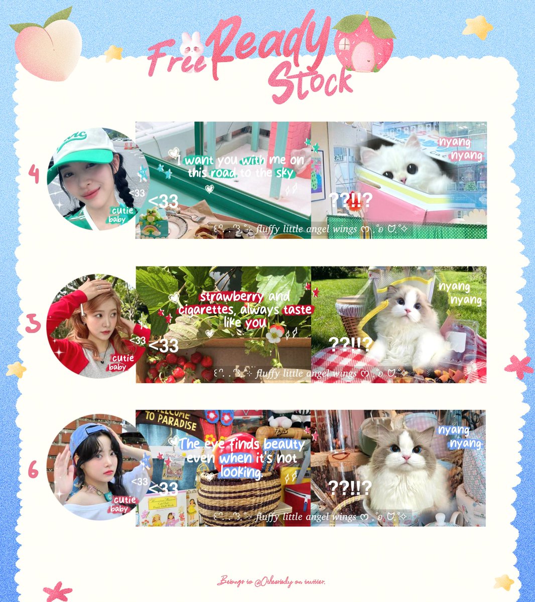 help repost? thank you! <3

hi, sweetheart! aku ada 6 FREE RS LAYOUT BUBBLY dalam rangka wisudanya kak Orzya <a href="/rasberqy/">‏ؘ</a>⭐️, bisa di claim di dm jam 19.00 WIB malam ini (01/09). jangan lupa check postan di bawah dulu okeyy🫶🏻 

#zonauang #zonaba