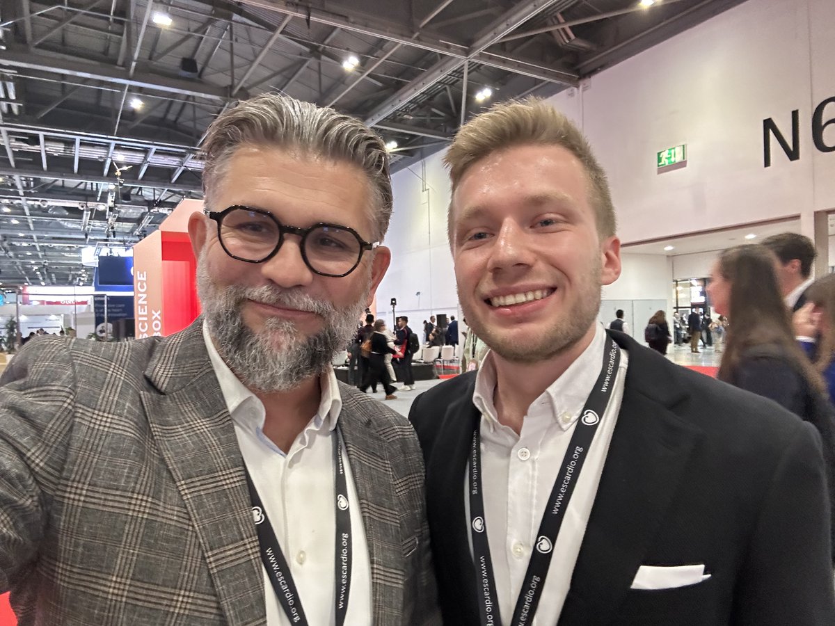 Remember, #ESCCongress is the best place for networking and new collaboration! If you think you may succeed without effective international collaboration - you are already lost. Be open-minded, be truth and start best collaboration just now, here in London‼️💪