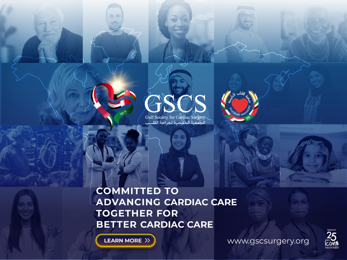 Leading the Way in Cardiac Care 
Together, we’re dedicated to achieving better outcomes for patients across the Gulf region
Let’s make a difference, one heartbeat at a time
Together for the better!

🌐 Visit Our Website: gscsurgery.org

#CardiacCare #GSCS #CardiacSurgery