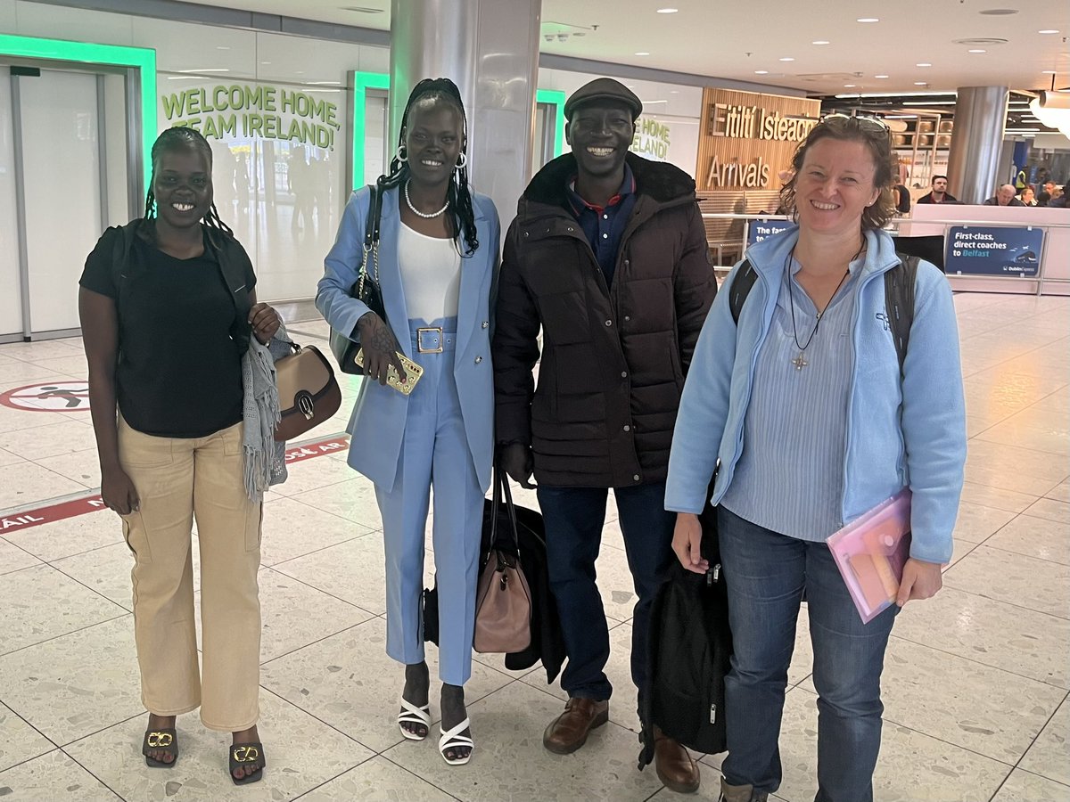 orlamtreacy's tweet image. Wonderful to welcome the team from
Loreto Rumbek to sunny Ireland 🇮🇪 🌞