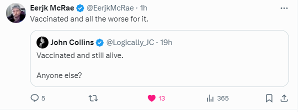 comms24_c24's tweet image. Reports coming through that some vaccinated people are still alive. #dangerous_medicine #covid_vaxx #vaxx_damage