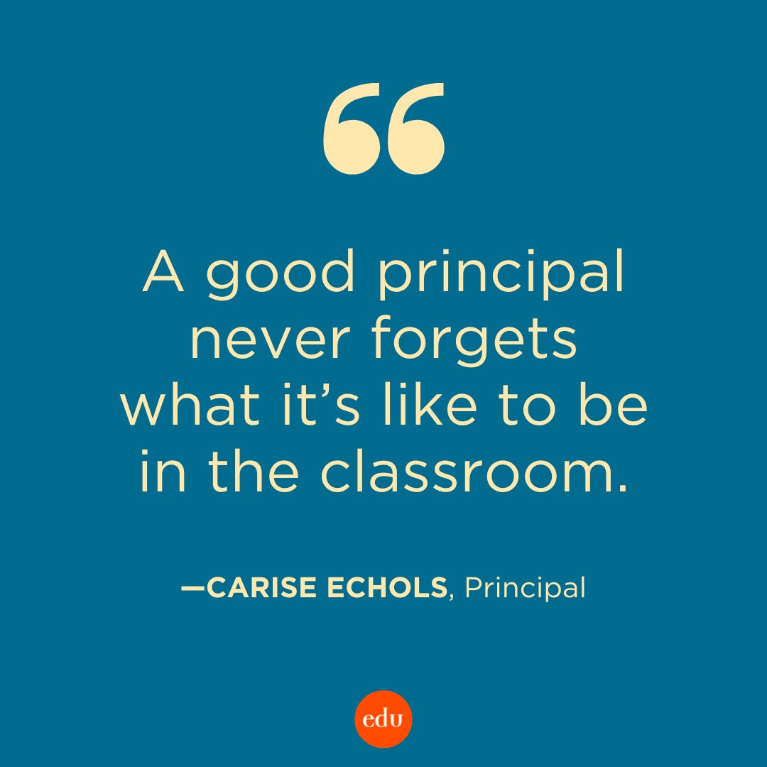 Learn how Carise builds relationships and supports teachers as a school leader: edut.to/3ARbJvO