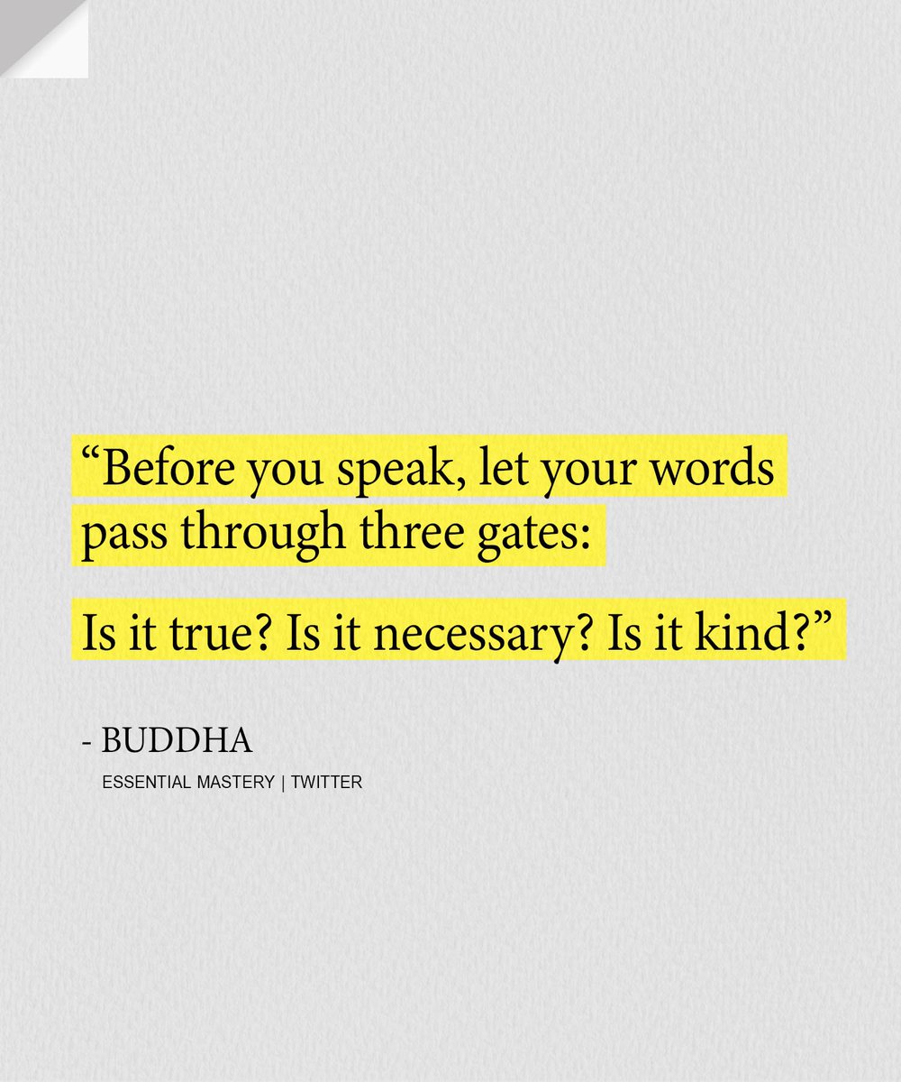 EssentialMastry's tweet photo. Buddha once said… https://t.co/oT9eX78VbB
