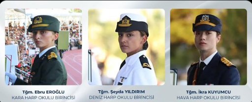 "Deniz Harp Okulu" 
Maşallah kızlarıma